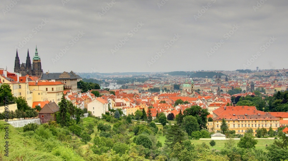 vue générale de prague vue générale de prague