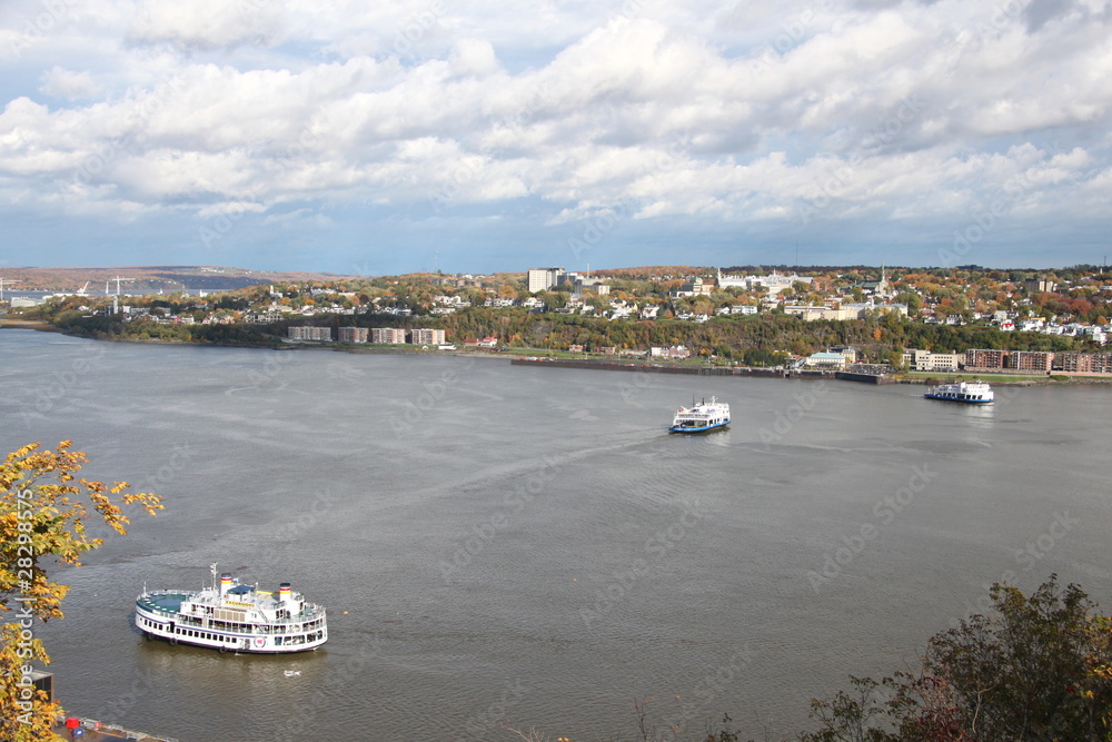 Obraz premium rives du saint laurent à quebec