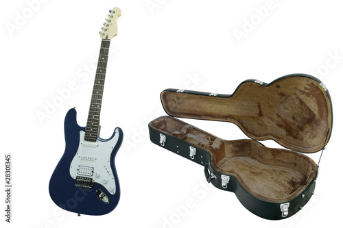 guitar and guitar case