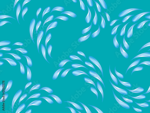 vector aquamarine seamless texture with drops