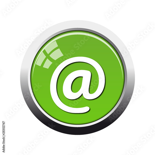 Botón glossy email