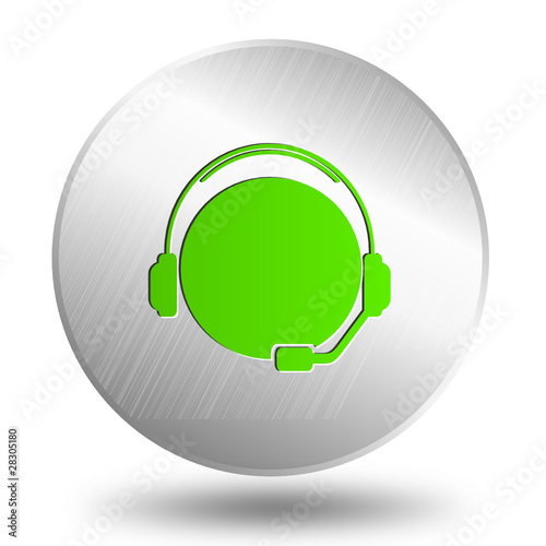 Button Hotline metall