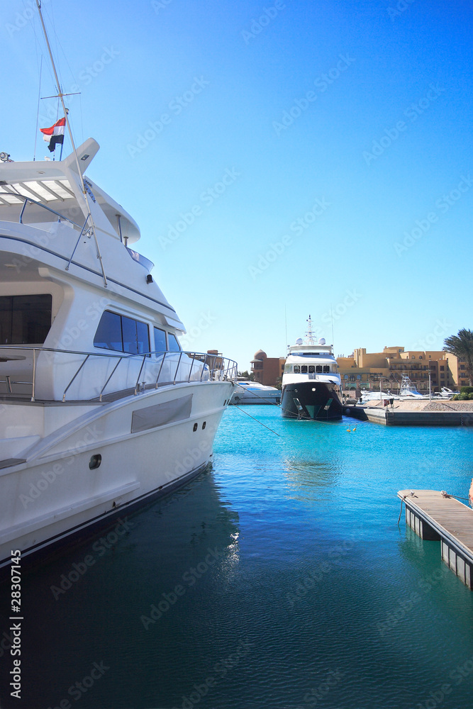 Luxury yachts