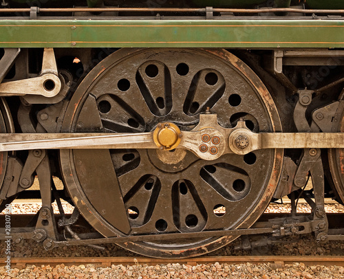 Train Wheels 4 - Steam Locomotive photo