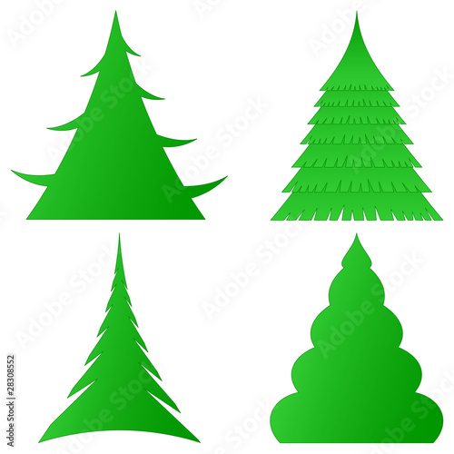 Christmas trees collection