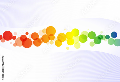 Waves and Circles wallpaper