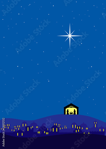 Bethlehem christmas background