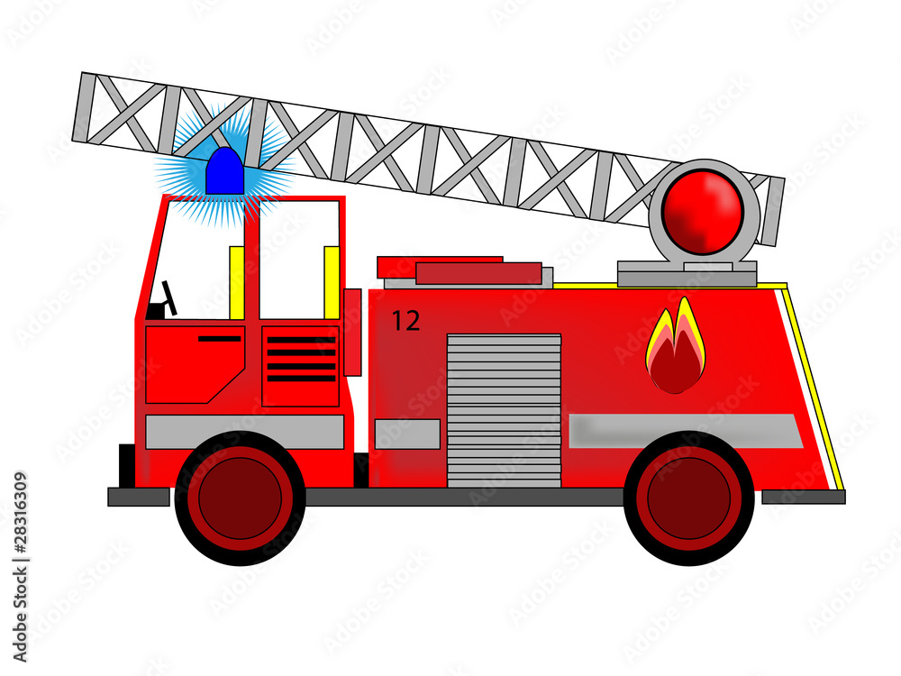 Fototapeta premium Fire engine