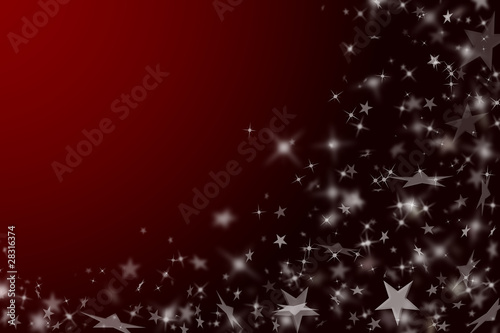 New Year's red background.