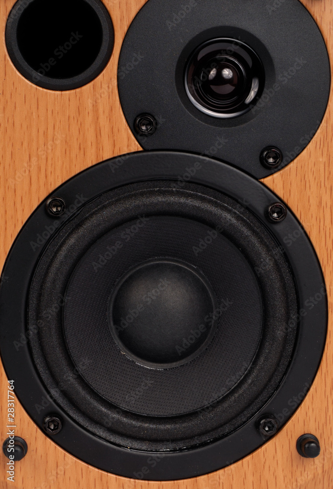 audio speaker isolated on a white background audio speaker isolated on a white background