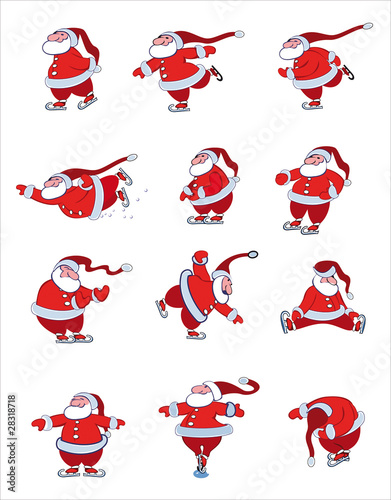 Santa Skating