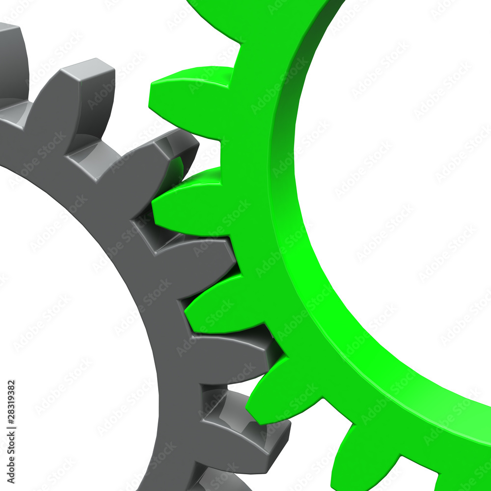 Obraz premium Zahnräder