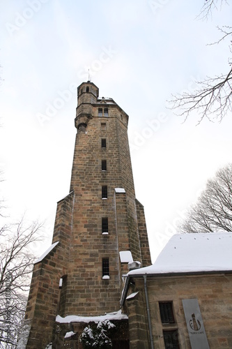 Spiegelslustturm in Marburg im Winter