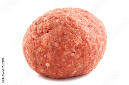 Raw meatball