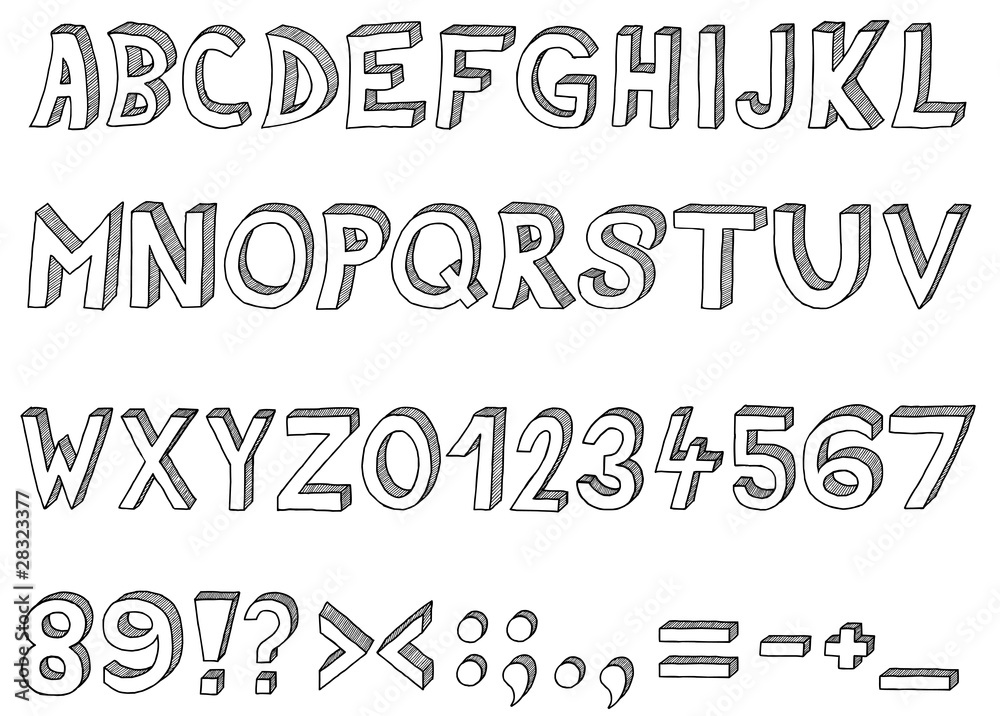 Fototapeta alfabet