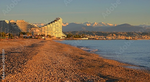 View of Villeneuve-Loubet