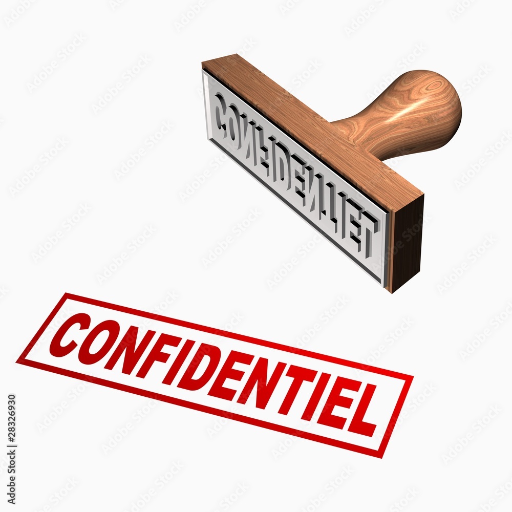 Tampon Confidentiel Stock Illustration Adobe Stock