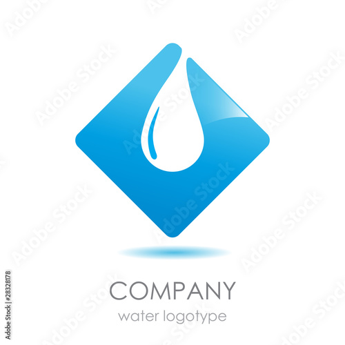 Logo water drop # vector