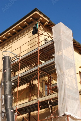 ponteggio- lavori in corso