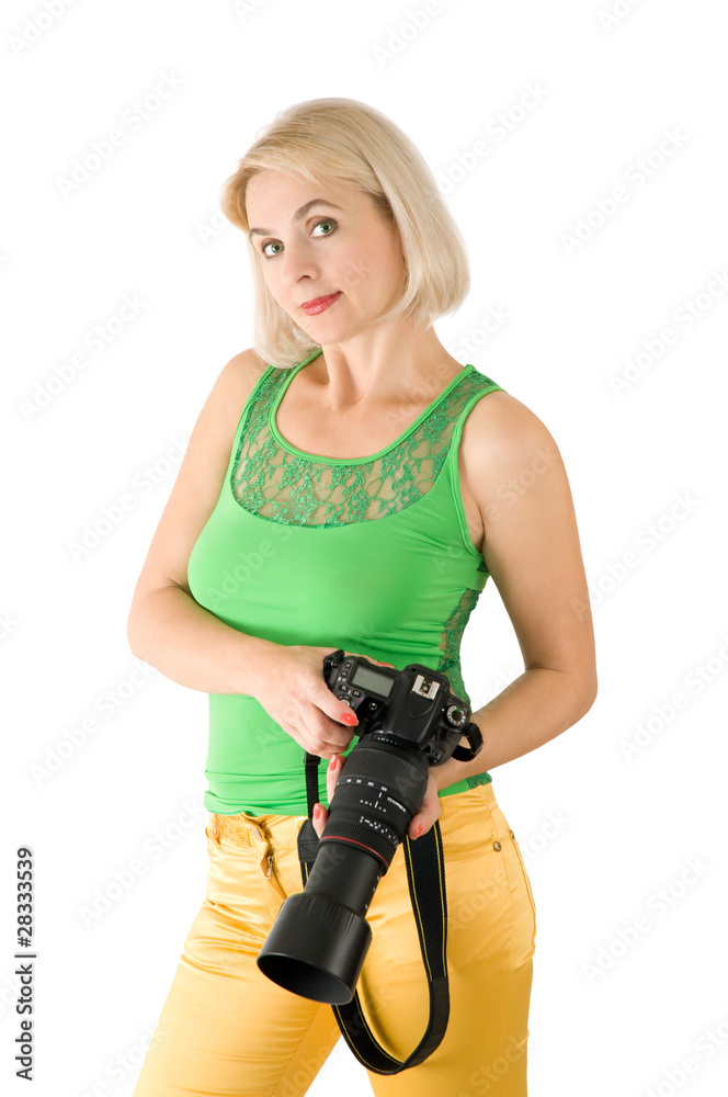The lady - photographer