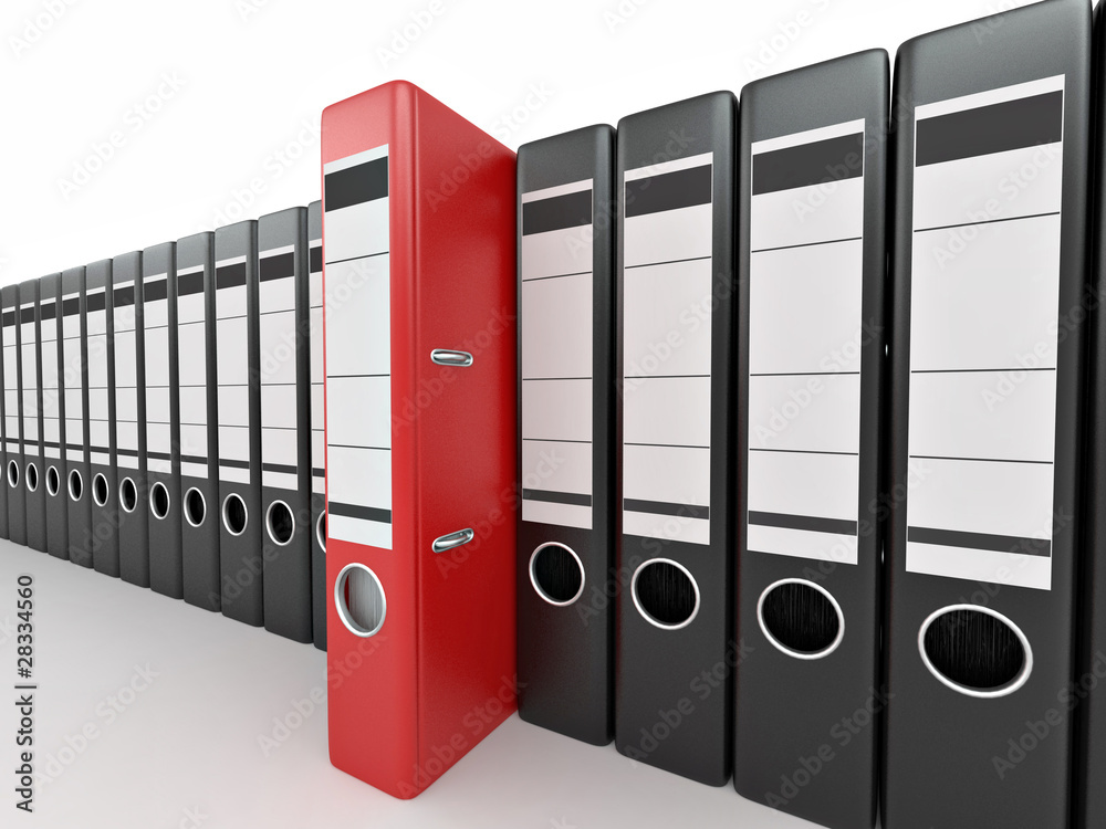 Archive. Many folders on white isolated background Archive. Many folders on white isolated background