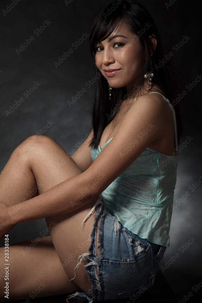 Fototapeta premium Attractive thirties asian female