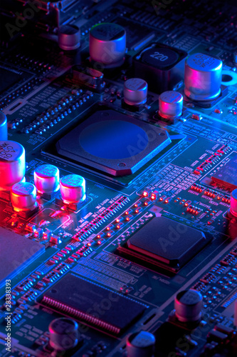 Фототапет microelectronics