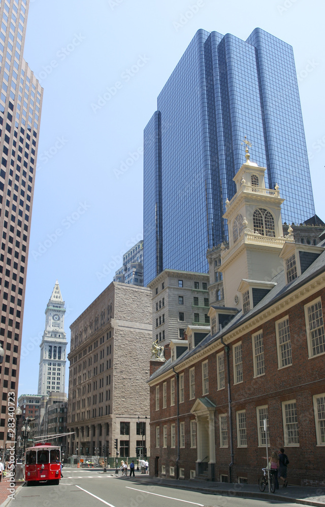 Obraz premium Boston State House, Massachusetts, USA
