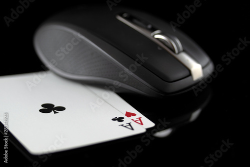 Online Poker Black Background