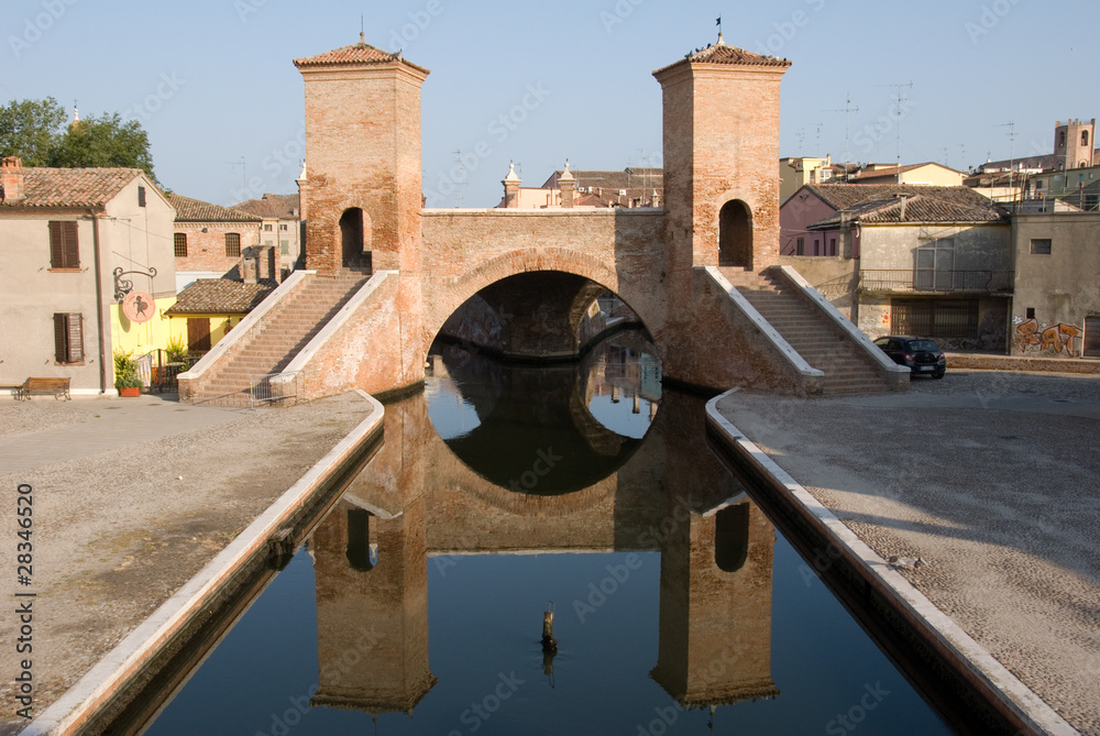 Naklejka premium i Trepponti a Comacchio