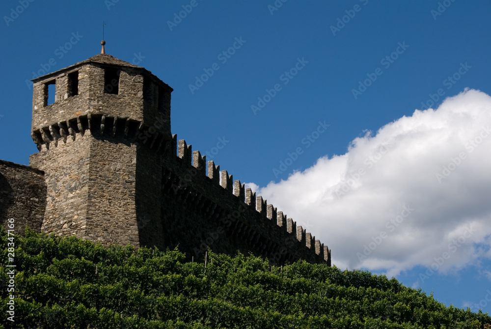 castello di Montebello a Bellinzona