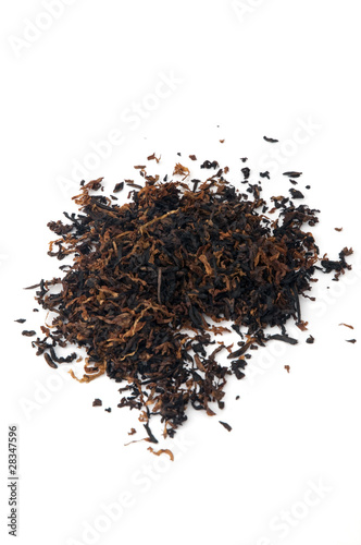 pipe tobacco isolate on white