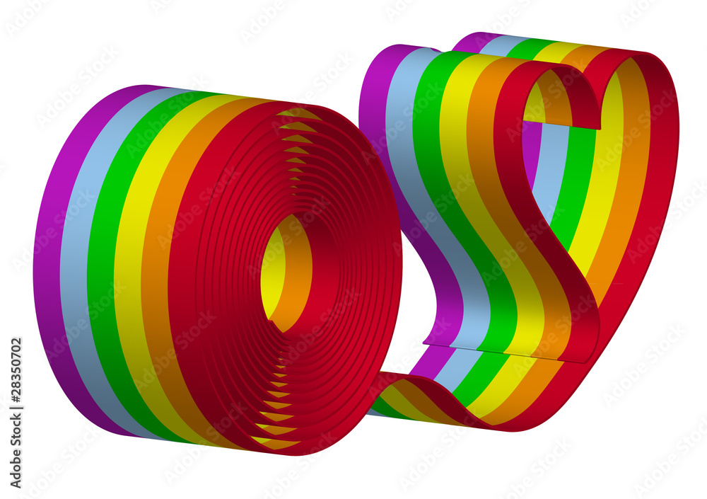 Ribbon - rainbow love Ribbon - rainbow love