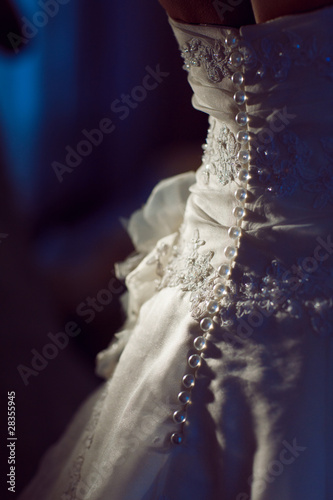 back of the wedding dress