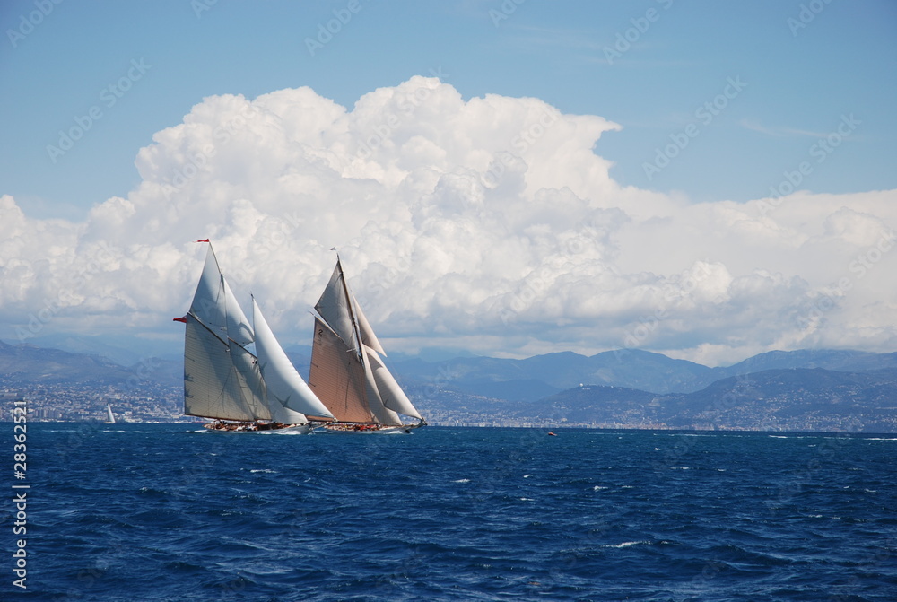 Fototapeta premium Classic Yacht race