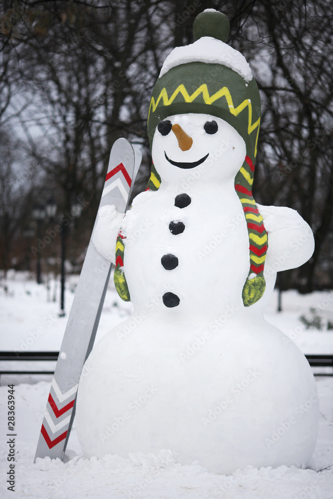 Obraz premium Snowman