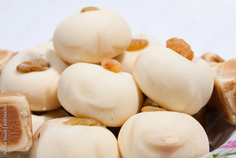 Thai dessert and snack Moji dice Thai dessert and snack Moji dice