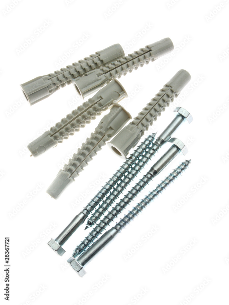 Rawlplugs and screws Rawlplugs and screws