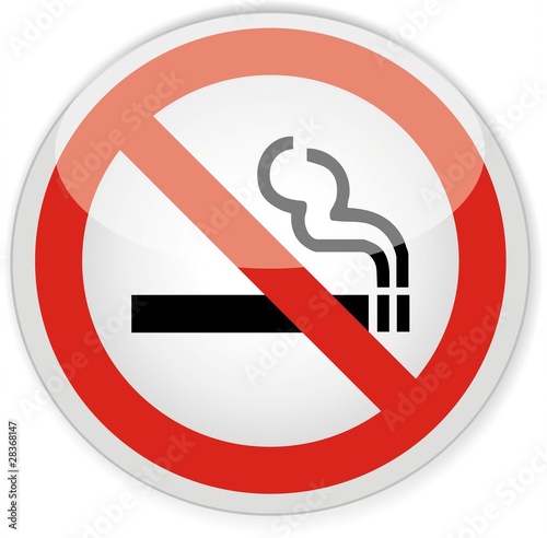 bouton interdit de fumer