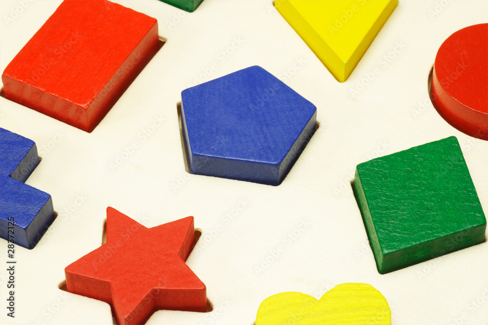 Fototapeta premium Colored building blocks