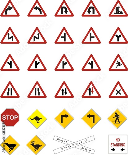 road sign icons