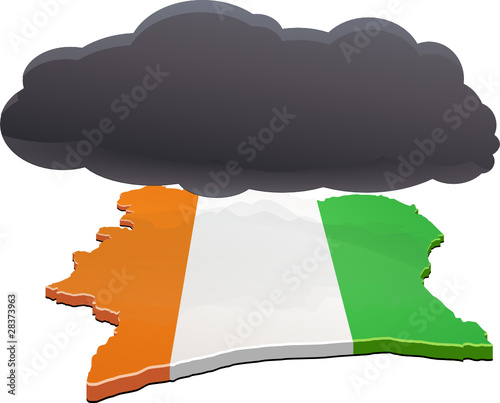 black cloud over Côte d'Ivoire