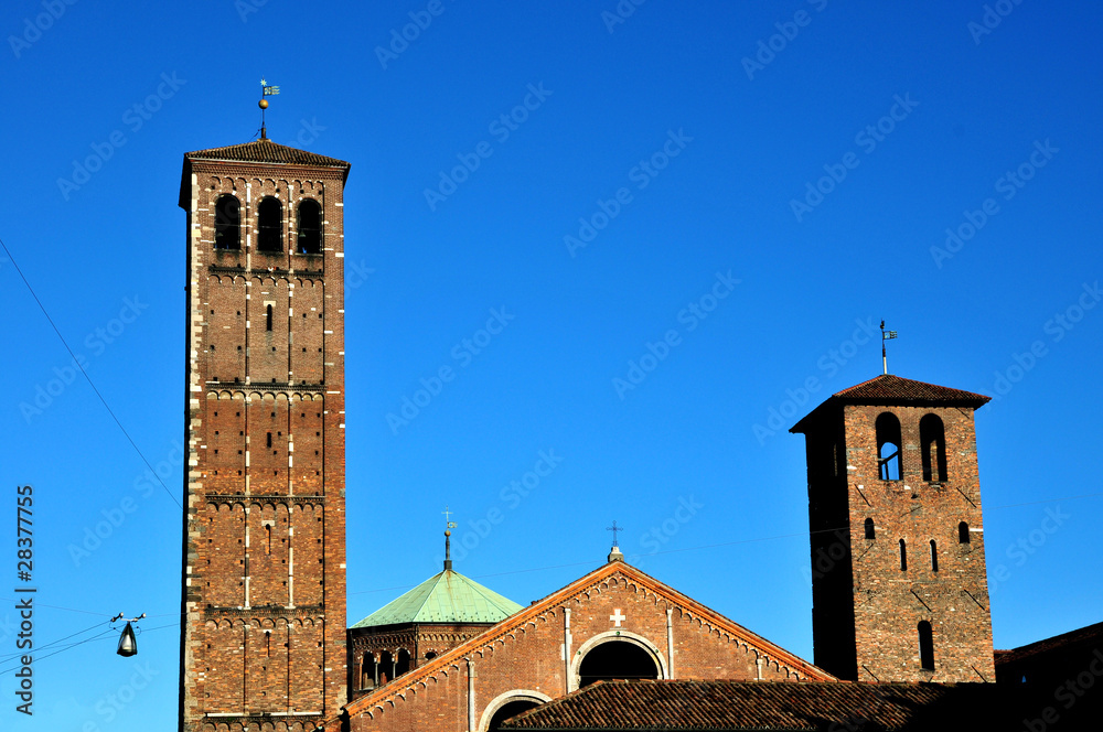 Fototapeta premium Sant'Ambrogio, Milano