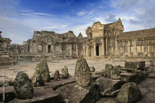 Inside the ground of Angkor Wat in Cambodia © Kingsman