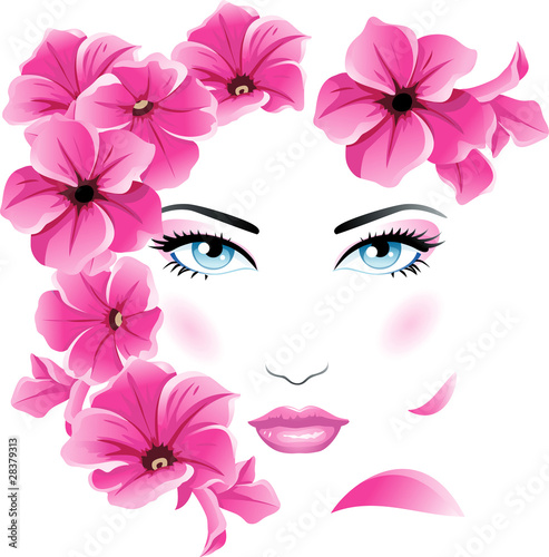 Floral woman
