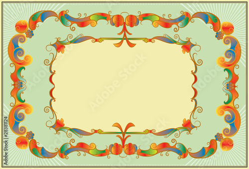 Vintage label