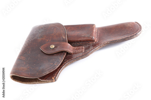 Old leather holster