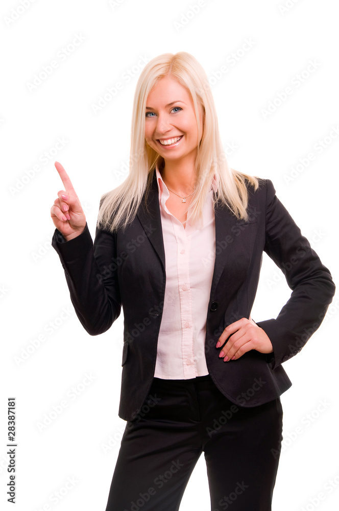 Portrait of a young attractive business woman Portrait of a young attractive business woman