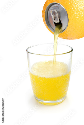 Fresh orange juice photo