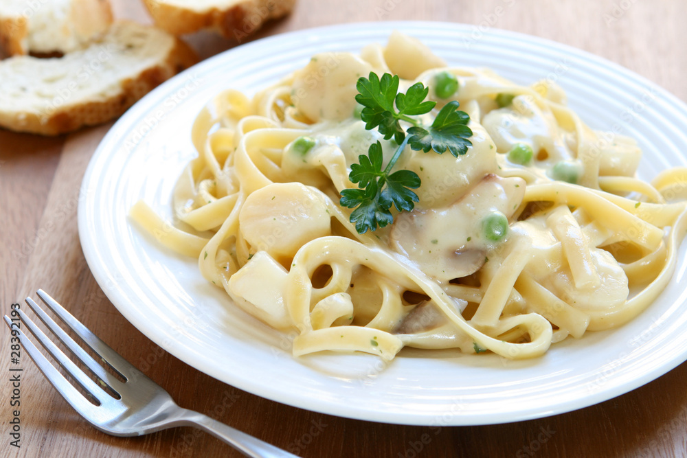 Seafood Fettuccine Seafood Fettuccine